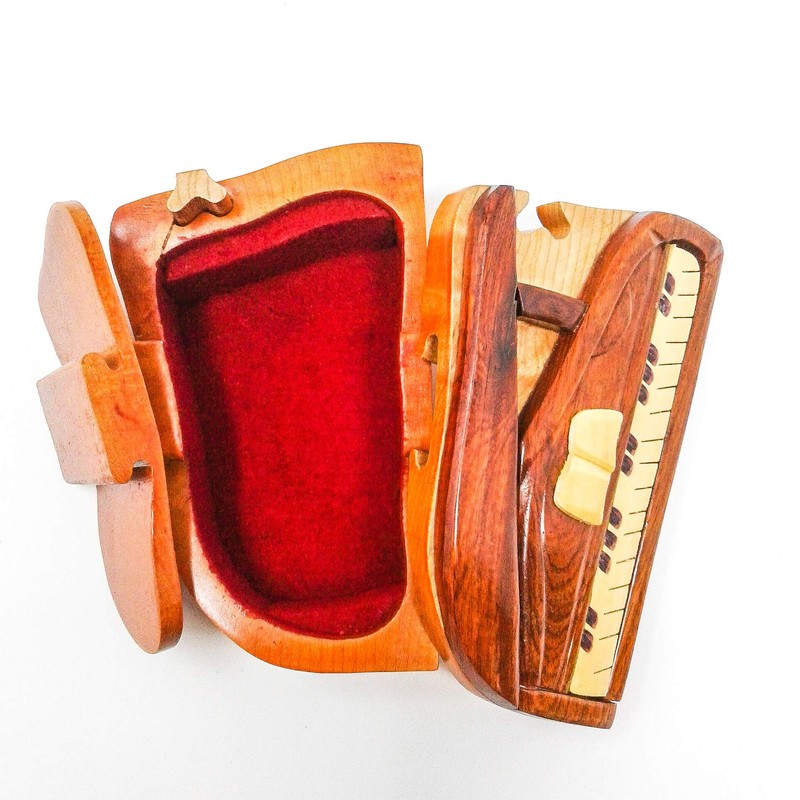 Piano Wood Puzzle Box