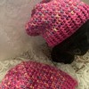 Beanie Unisex Fall Polyester - Colour: Pink multi