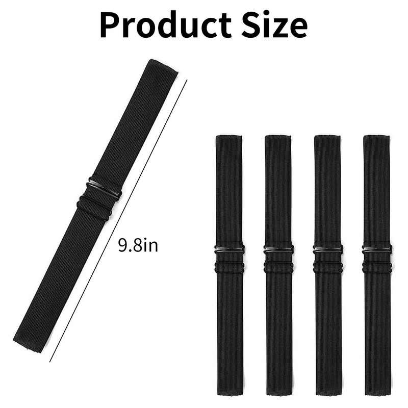 5 Adjustable Elastic Bands for Wigs, No-Slipping Wig Straps, 30.5