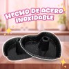 J.H. Company Molde Corazon Antiadherente Reposteria Cocina Acero 10259