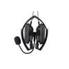 BUFFALO BSHSUH13BK Binaural Headband Headset, USB Connection/Foldable, Black
