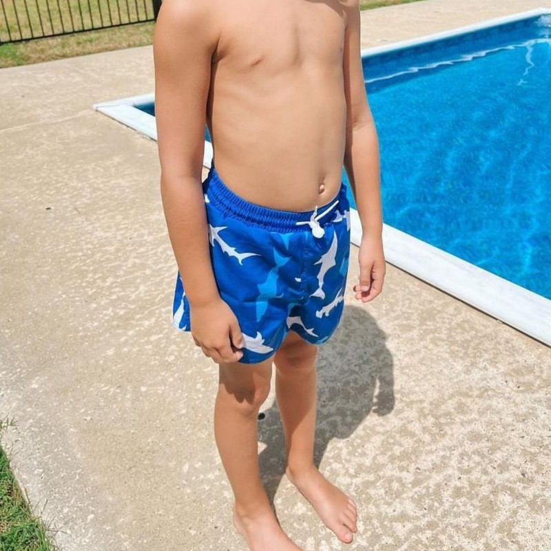 BIG ELEPHANT Pack of 2 Boys' Swimming Shorts with Compression