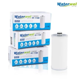 Waterwell PF-1100 3 boxes kitchen shower filter PF-100, PF-300 dedicated filter / 워터웰 PF-1100 3박스 주방 샤워필터 PF-100, PF-300 전용필터
