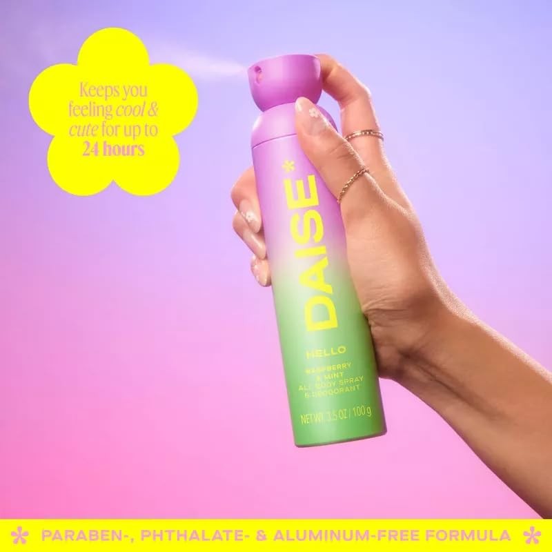 DAISE Hello Full Body Deodorant Spray - 3.5oz