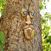 Romeeton Tree Hugger Resin Old Man Bark Ghost Face Funny