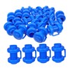 Sosoport 20pcs Trampoline Enclosure Net Pole Tube Covers Plastic End