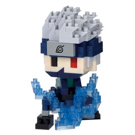 Kawada Nanoblock, Naruto Shippuden, Hatake Kakashi NBCC_225, 1.2 x 4.1 x 7.1 inches (3 x 10.5 x 18 cm), For 12 years and up, Interior Hobby NBCC_225