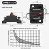 DaierTek 60 Amp Circuit Breaker 12V 24V 48V, DC 12