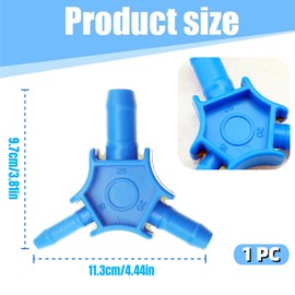 Calibrator/Deburring for Multilayer Tubes, Multi-Skin Reamer and Aluminium Composite Pipe Plastic, Multi Calibrator for Plastic, Calibrator Mandrel with Diameter 16-20-26 for Pipe Calibration