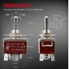INDUSTRIAL BOY Momentary Reverse Polarity Switch 12V 30A | DPDT