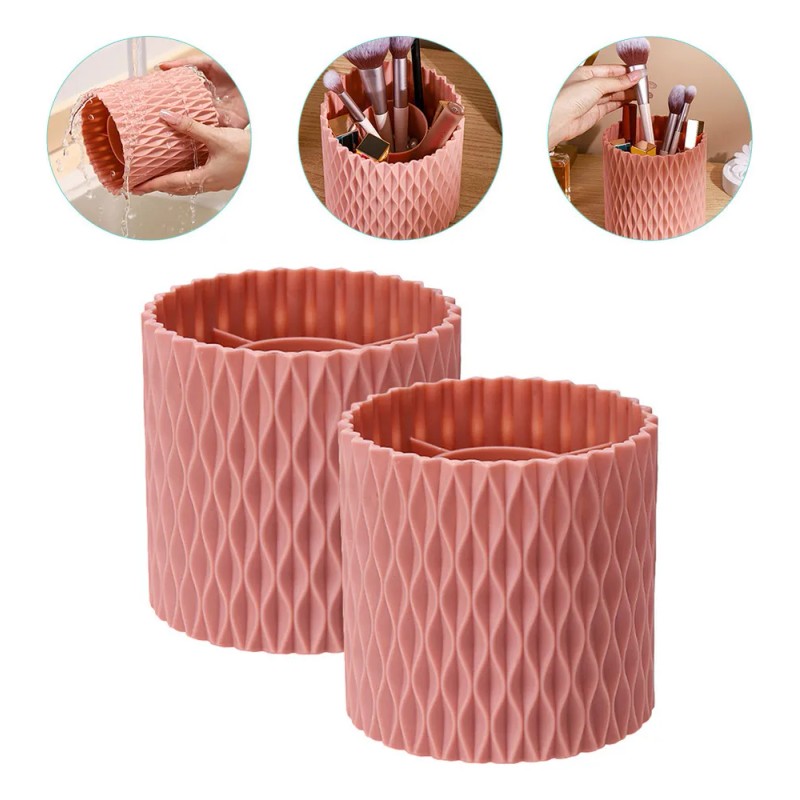 A Mokasi Soporte De Sobremesa For Lápices, Brochas De '