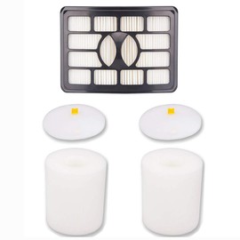Eztronics Corp®Shark Rotator Powered Lift-Away NV755 HEPA Filter + 2 Foam & Felt Filter Kits Shark NV755 UV795 Rotator Lift-Away Vacuum Cleaner Replace Accessories