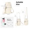 Rueesh Insulated Water Bottle Holder Bag with Adjustable Strap