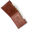 MEX ME | Cartera Clásica De Piel Para Hombre Café