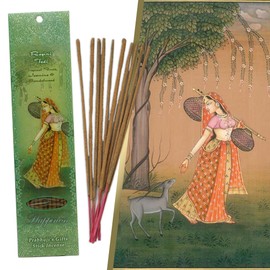 Prabhuji's Todi – Happiness - Hand-Rolled Incense Stick- Spiritual Incense Aromatic Sticks- for Meditation, Yoga, Relaxation & Aromatherapy- Tropical Fruit, Jasmine & Sandalwood- 3 Packs of 10 Sticks