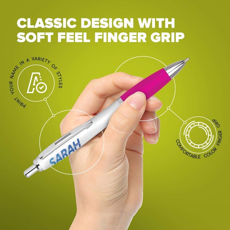 Destination Vinyl ltd Name - SARAH - Pink Ballpoint Pen