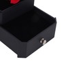 Red Rose Gift Box Soft Flocking Lifting Drawer Portable Jewelry