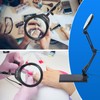 YOCTOSUN 10X Magnifying Glass Lamp with 6 Color Modes Stepless