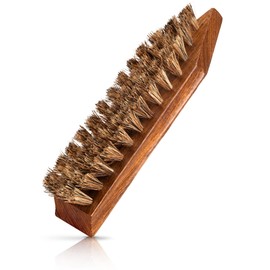 Shoe Brush Set Horsehair for Optimal Shoe Care Horsehair Brush Shine Brush Shoe Polishing Brush Shoe Brush, Light coconut hair
