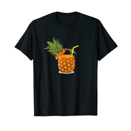 Pineapple Tropical Juice Aloha Hawaiian Island Vacation T-Shirt