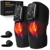 LEERCON Knee Massager with Heat Cordless Heated Knee Brace with