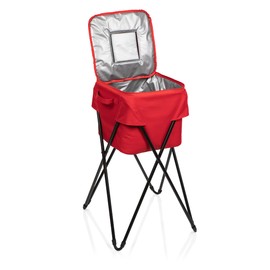 Camping Party Cooler with Stand, (Red)