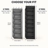 Over the Door Shoe Organizer with Large Deep Pockets, Foldable