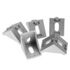 Akozon L Shape Right Angle Corner Bracket, 25pcs 4040 Aluminum