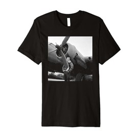 Actor Steve McQueen Filming The War Lover 1961 Premium T-Shirt