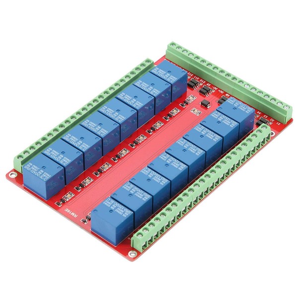 Relay Board 12 V, 16 Channel Relay Module Interface Board