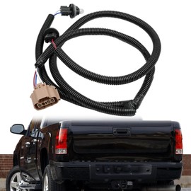 Rear Bumper License Plate Light Harness Replacement for 15768809 15764121 15082619 Fit for Che-vy Classic Silverado 1999-2007 GMC Classic Sierra 1999-2007 Chevy Avalanche 2002-2006
