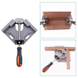 Corner Clamp 90 Degree Single Handle Aluminum Alloy Adjustable Right Angle Clamp for Woodworking