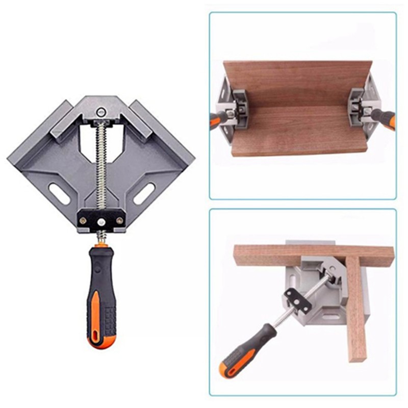 Corner Clamp 90 Degree Single Handle Aluminum Alloy Adjustable Right