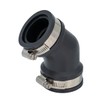 Fernco 2-Pack Qwik Ell 1.5 in. Hub 45-Degree Flexible PVC
