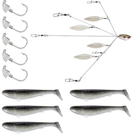 YUM Scottsboro Swimbait 3.5" Kit Rainbow Shad 3.5"
