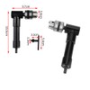 Right Angle Drill Chuck for Drills, 90 Degree Drill Chuck