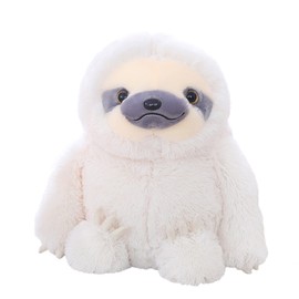 Winsterch Large Sloth Stuffed Animal Toy,Kids Plush Sloth Animal Baby Doll Birthday Gifts for Boys and Girls,Ivory 20 inches