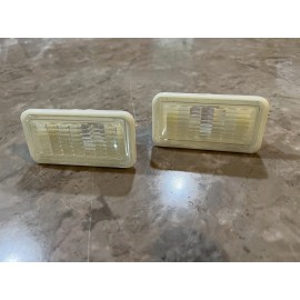 KK 1968-69 Camaro Impala Nova Corvette Front Sider Marker lens Clear Pair