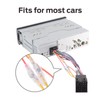 Single DIN Car Stereo with Flip Out Screen Wireless CarPlay
