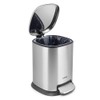 Polder 5-Liter Stainless Steel Step Can with 50 Liner Bags