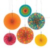Fun Express - Lets Fiesta! Paper Hanging Fans for Cinco