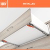 TOUCH Undermount Drawer Slides, Self-Soft Close (1 Pair, 15 Inch