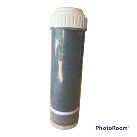 KDF 85 + GAC (2.5" x 9.75") Iron Filter- for 10" Countertop and Under Sink RO Filtration | HydroLogic HLKDF10 Replacement Carbon Filter Hydro-Logic