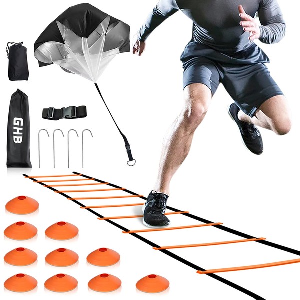 GHB Agility Ladder Speed Training Ladder 20 Feet 12 Rung