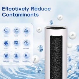 ICEPURE 5 Micron 20" x 4.5" RFN20BB-C Whole House Granular Activated Carbon Water (GAC) Filter Replacement for GAC-20BB, FG25B-KS, FI-CAB20-BB, 1 Pack