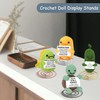 QingVoTool Crochet Doll Stands 6Pcs, Mini Stuffed Animal Display Stand,