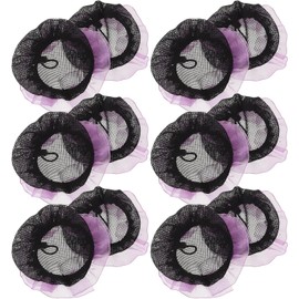 Mikinona 20 Unidades De Cubre Moños Para Mujer Redecillas Para El Cabello Accesorios Para Moños Redecillas Para Bailarinas Accesorios De Ballet De Danza Color