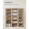 SONGMICS Hanging Closet Organizer, Hanging Storage Shelves, Hanging Closet Shelves,
