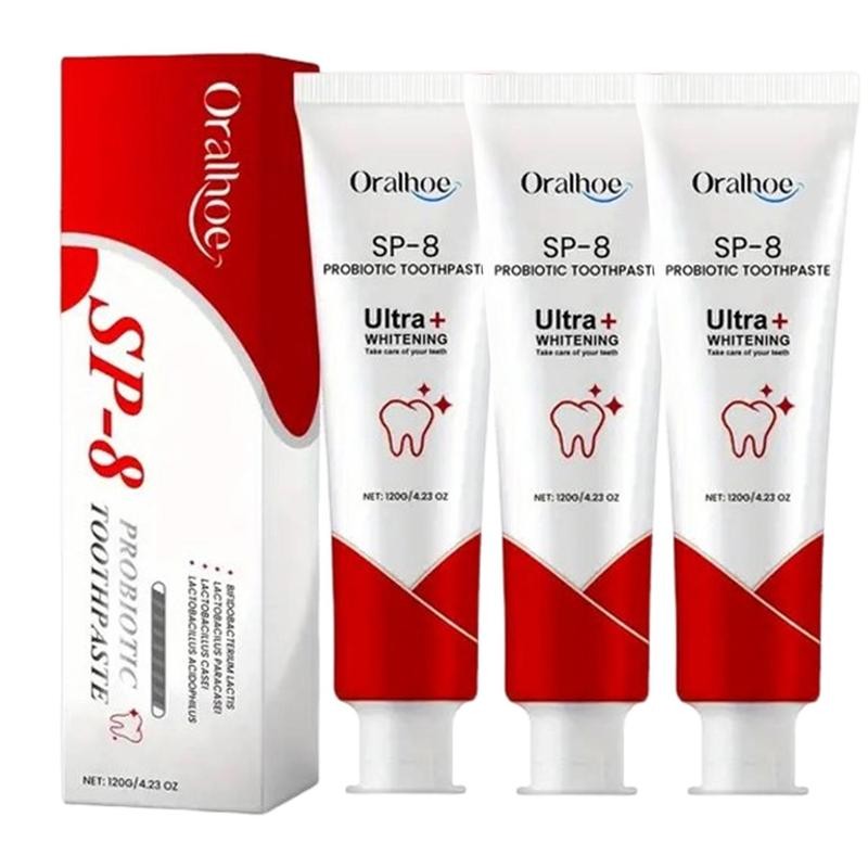 5pcs Probiotic Toothpaste SP-8, Bright & White Teeth, Deep Cleaning,