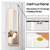 FINEWF 47x14 Mirror Full Body Length Door Hanging Rope Hang